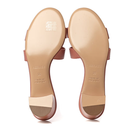 Hermes Epsom Oasis Sandals 36 Rose Aube 7 of 15