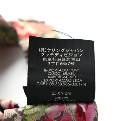 Gucci Silk Monogram Blooms Print Headband Antique Rose 7 of 7