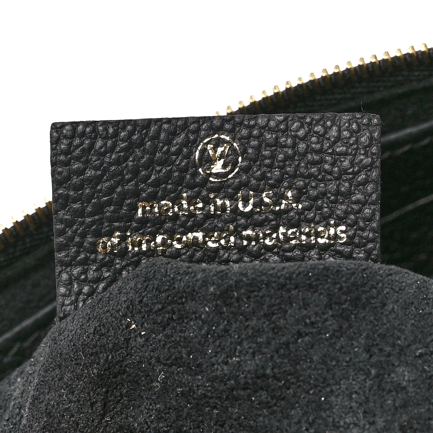 Empreinte Double Zip Pochette Black
