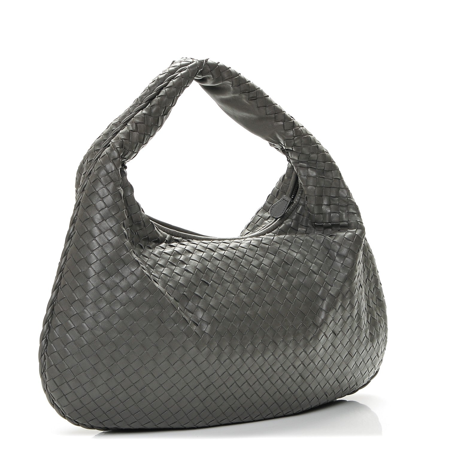 Bottega Veneta Nappa Intrecciato Medium Veneta Hobo Grey 3 of 6