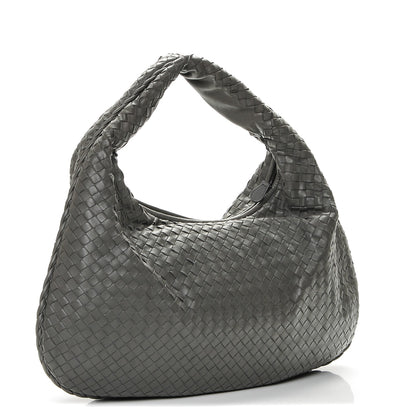 Bottega Veneta Nappa Intrecciato Medium Veneta Hobo Grey 3 of 6