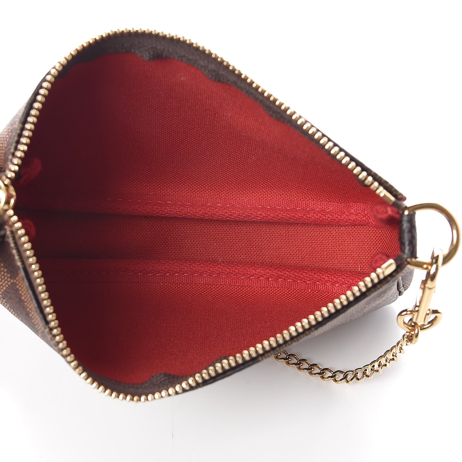 Louis Vuitton Damier Ebene Mini Pochette Accessories 5 of 7