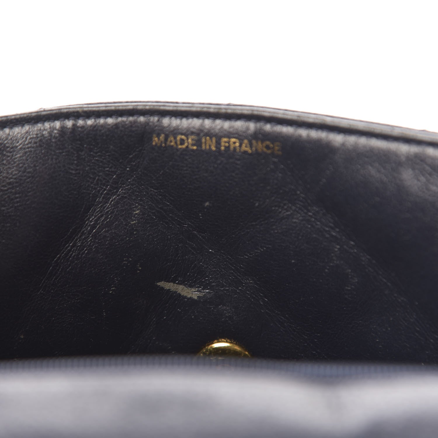 Chanel Caviar Quilted Small Single Flap Navy 9 of 13