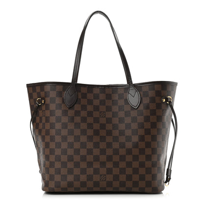 Louis Vuitton Damier Ebene Neo Neverfull MM Rose Ballerine 1 of 14