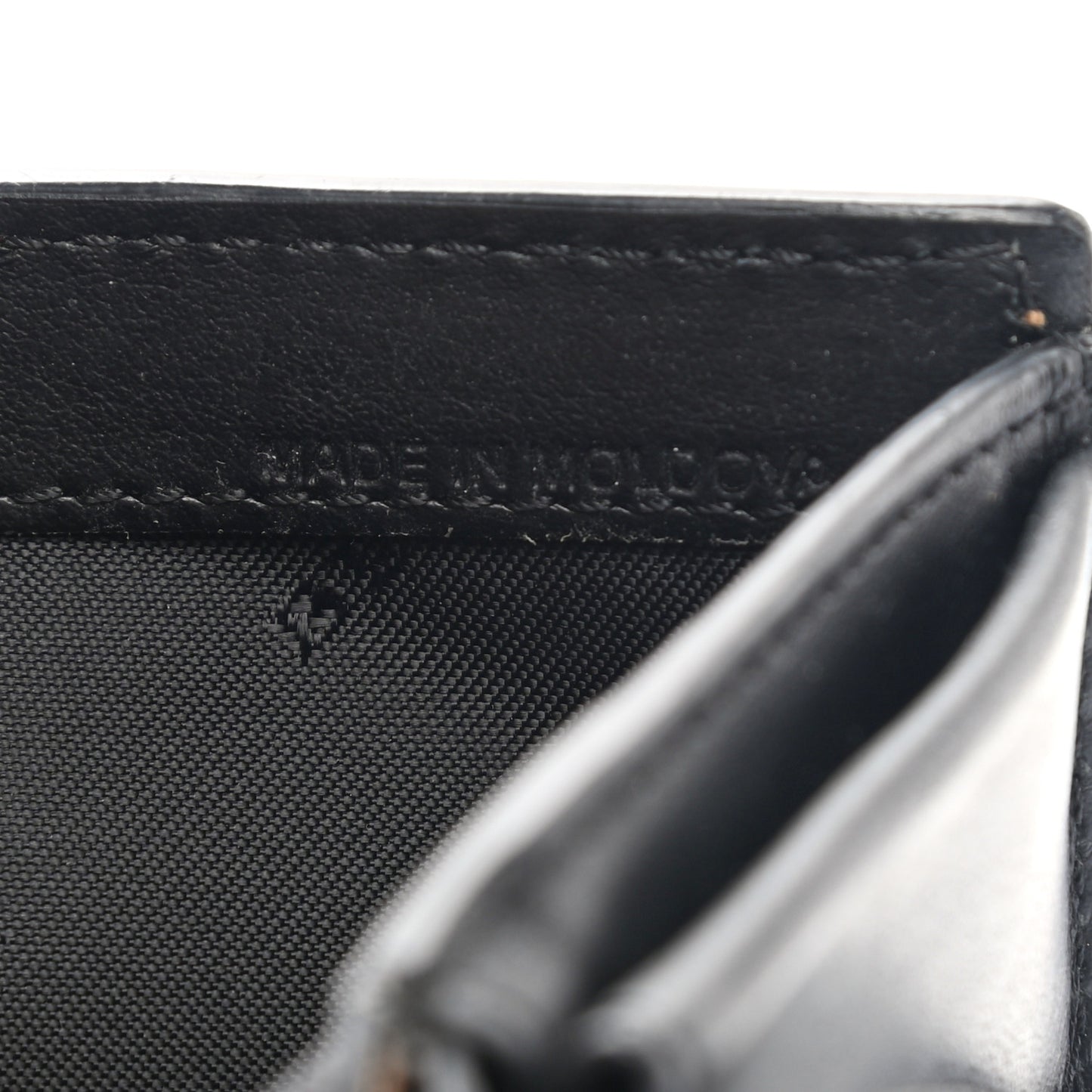 Vintage Check Folding Wallet Black