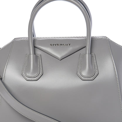 Givenchy Shiny Lord Calfskin Small Antigona Pearl Grey 7 of 9