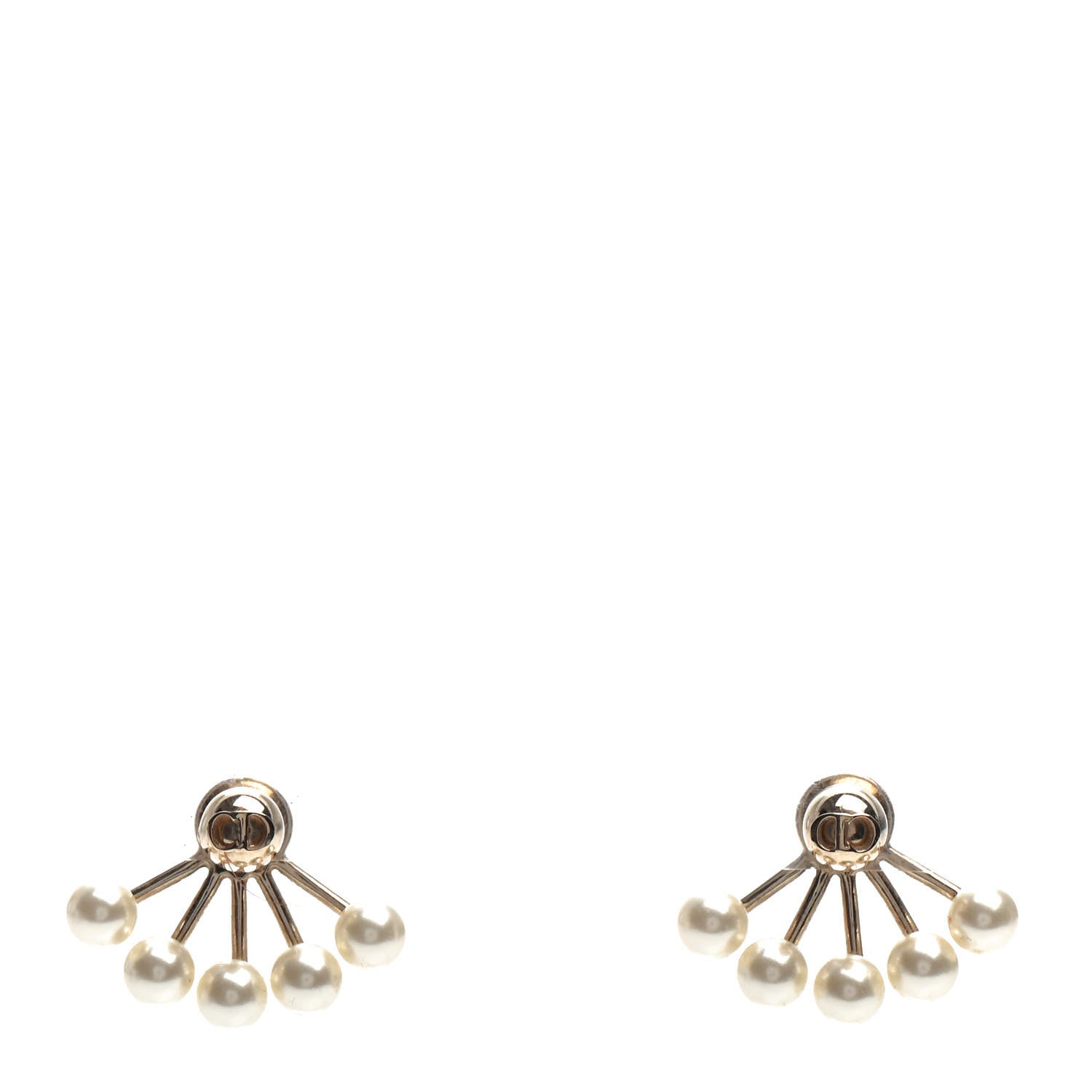 Christian Dior Pearl La Peite Tribale Earrings 1 of 4
