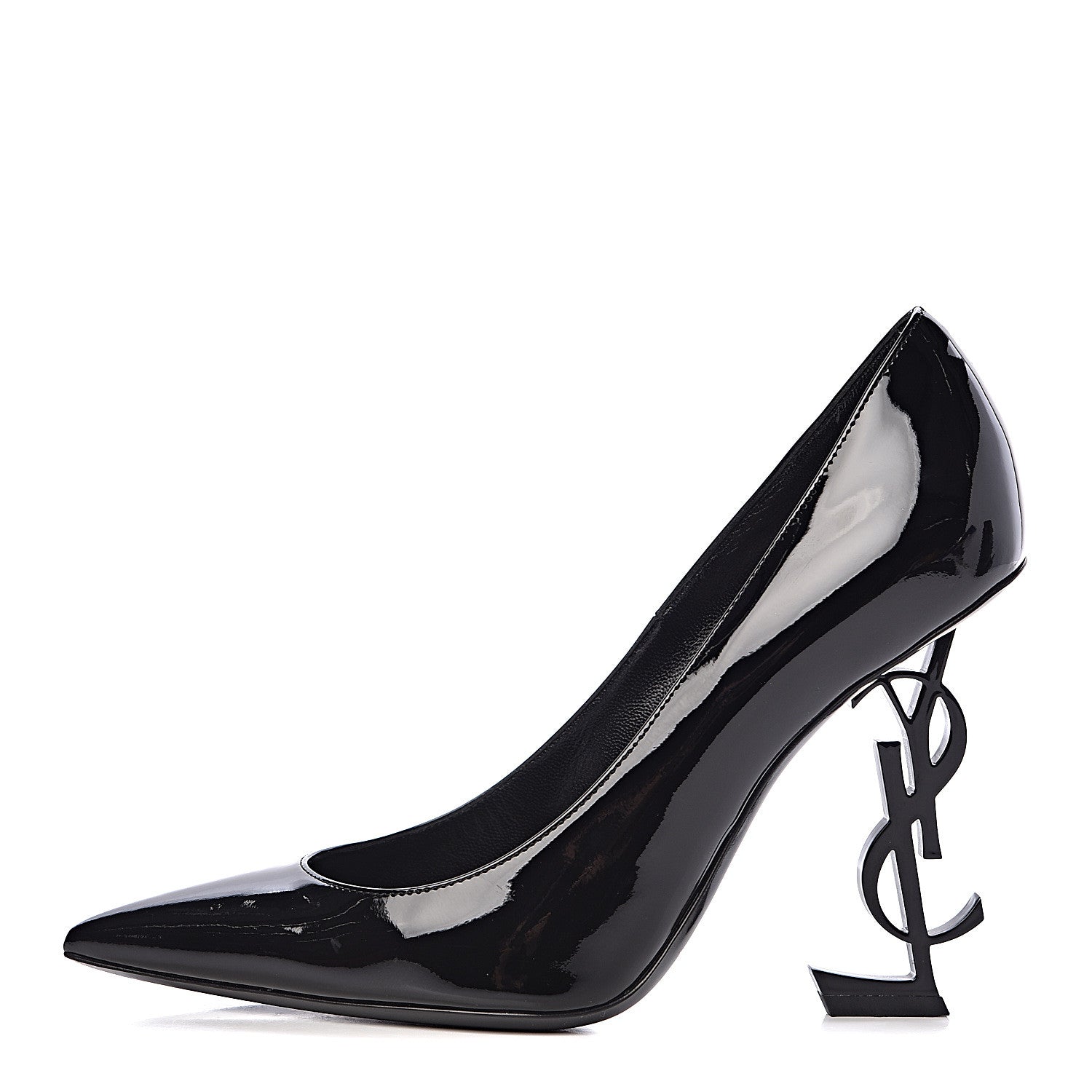 Saint Laurent Patent Opyum 110 Pumps 38 Black 1 of 13