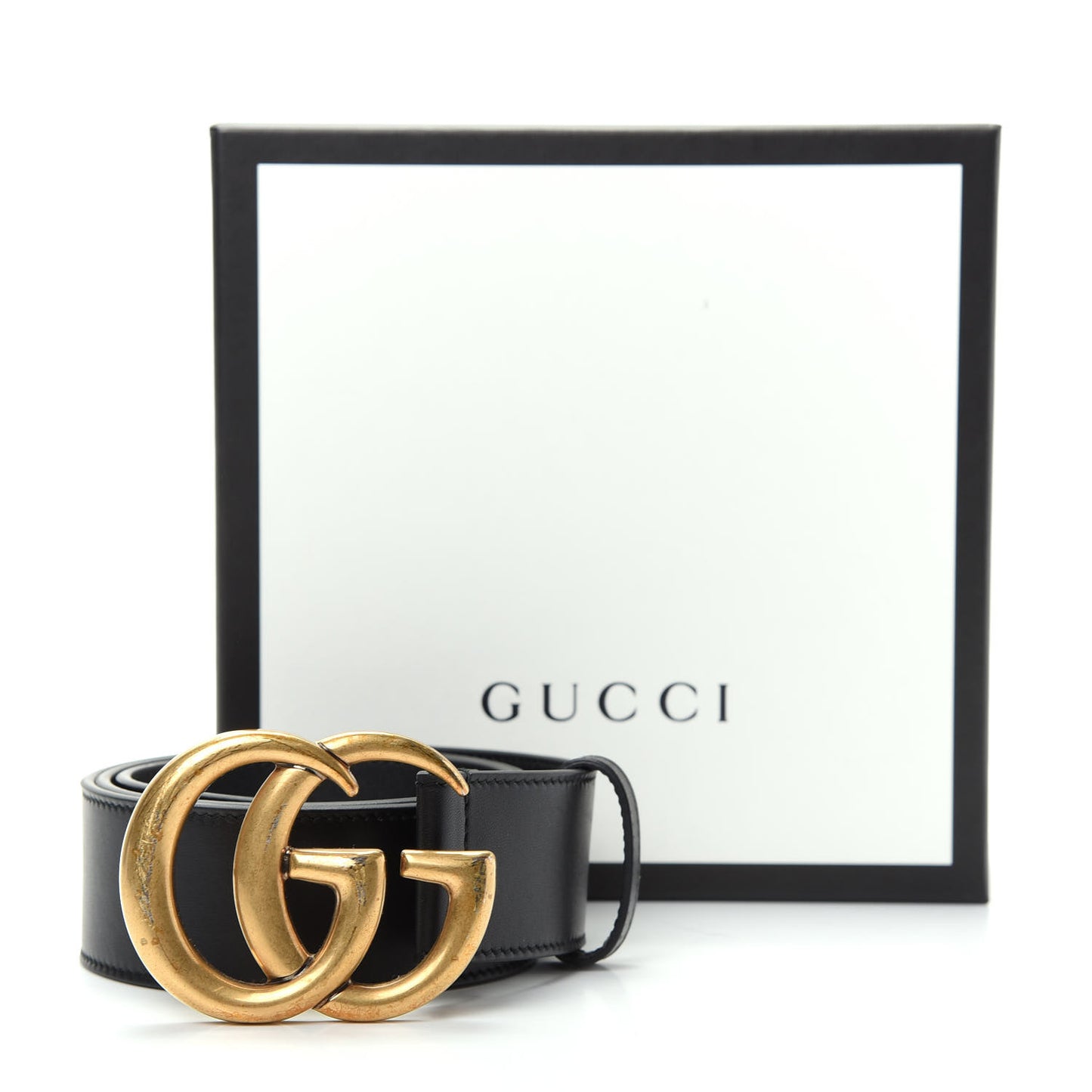 Calfskin Double G 40mm Belt 75 30 Black