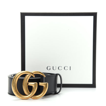 Gucci Calfskin Double G 40mm Belt 75 30 Black 7 of 7