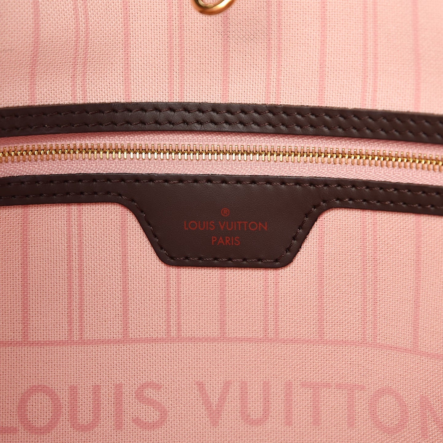 Damier Ebene Neo Neverfull MM Rose Ballerine