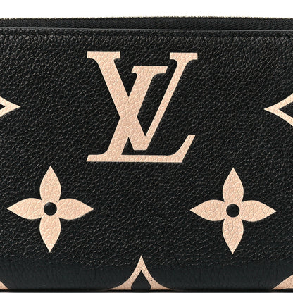 Louis Vuitton Empreinte Monogram Giant Zippy Wallet Black Beige 7 of 11