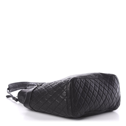 Jimmy Choo Lambskin Chain Embellished Blare Tote Black 3 of 8