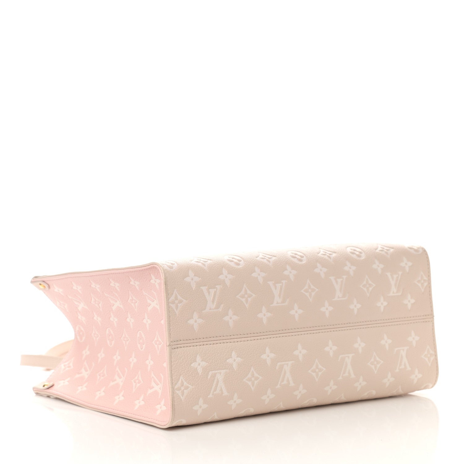 Louis Vuitton Empreinte Monogram Spring In The City Onthego MM Beige Pink Yellow 4 of 11