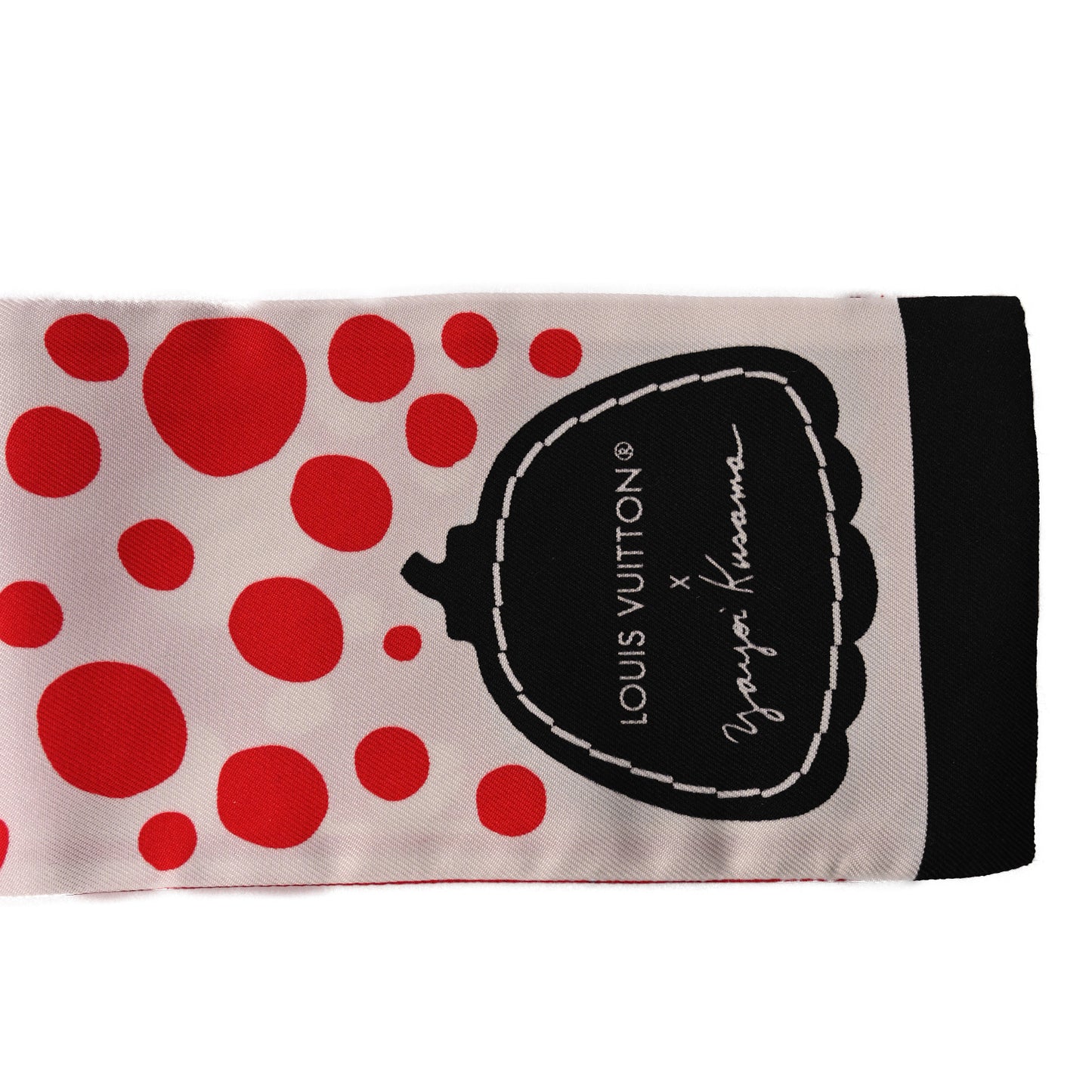LV x YK Infinity Dots Bandeau Red White