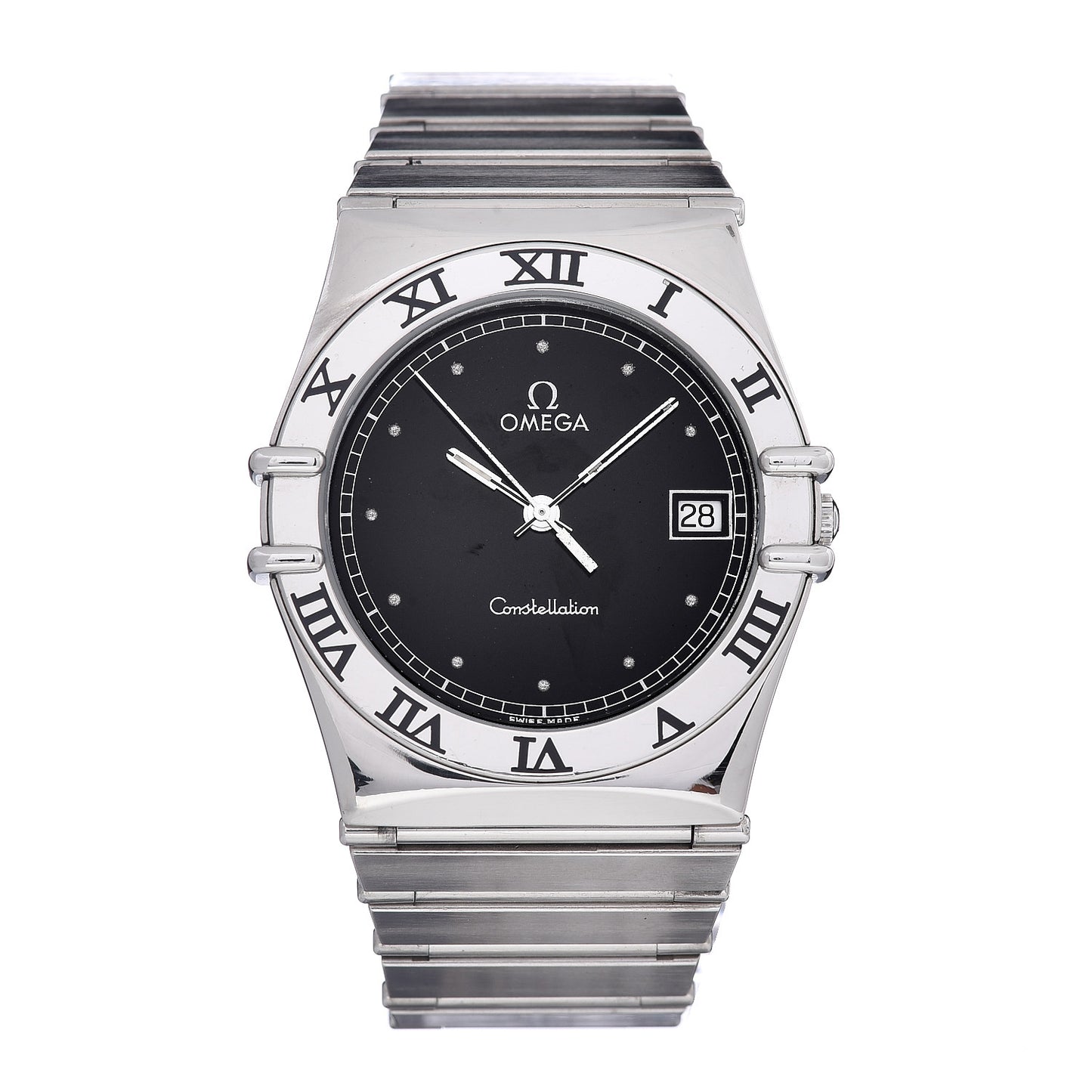 Stainless Steel 33mm Constellation Quartz Watch Black 396.1076
