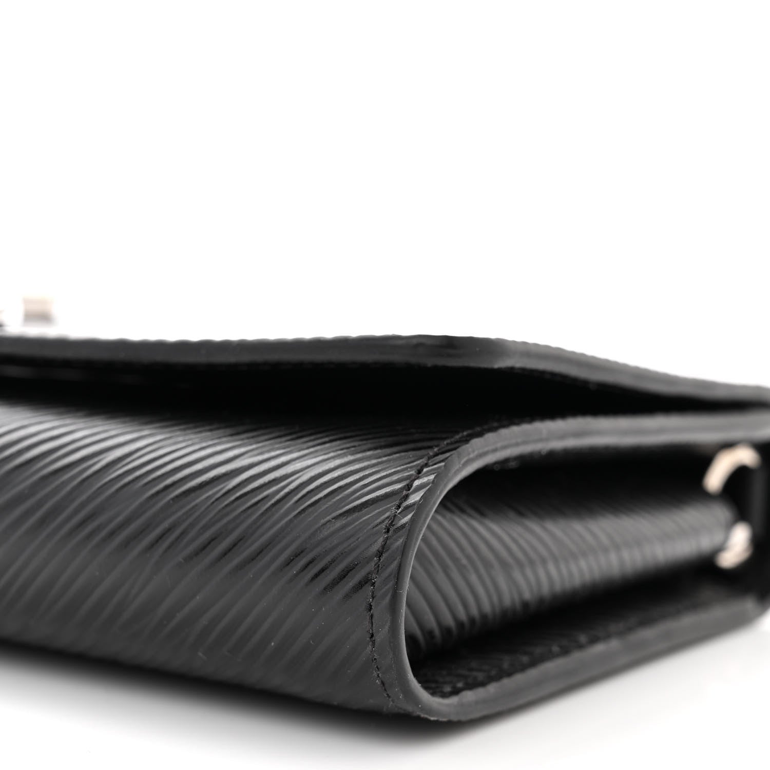 Louis Vuitton Epi Twist Chain Wallet Black 9 of 10