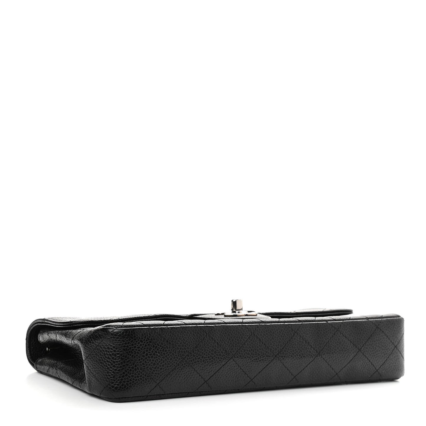 Caviar Quilted East West Flap Black