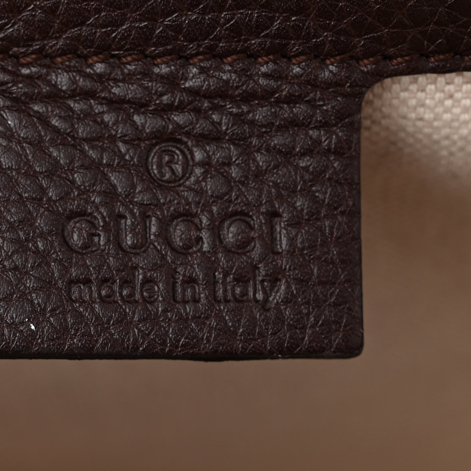 Gucci Monogram Large New Bamboo Top Handle Bag Brown 6 of 10