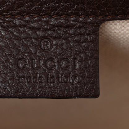 Gucci Monogram Large New Bamboo Top Handle Bag Brown 6 of 10