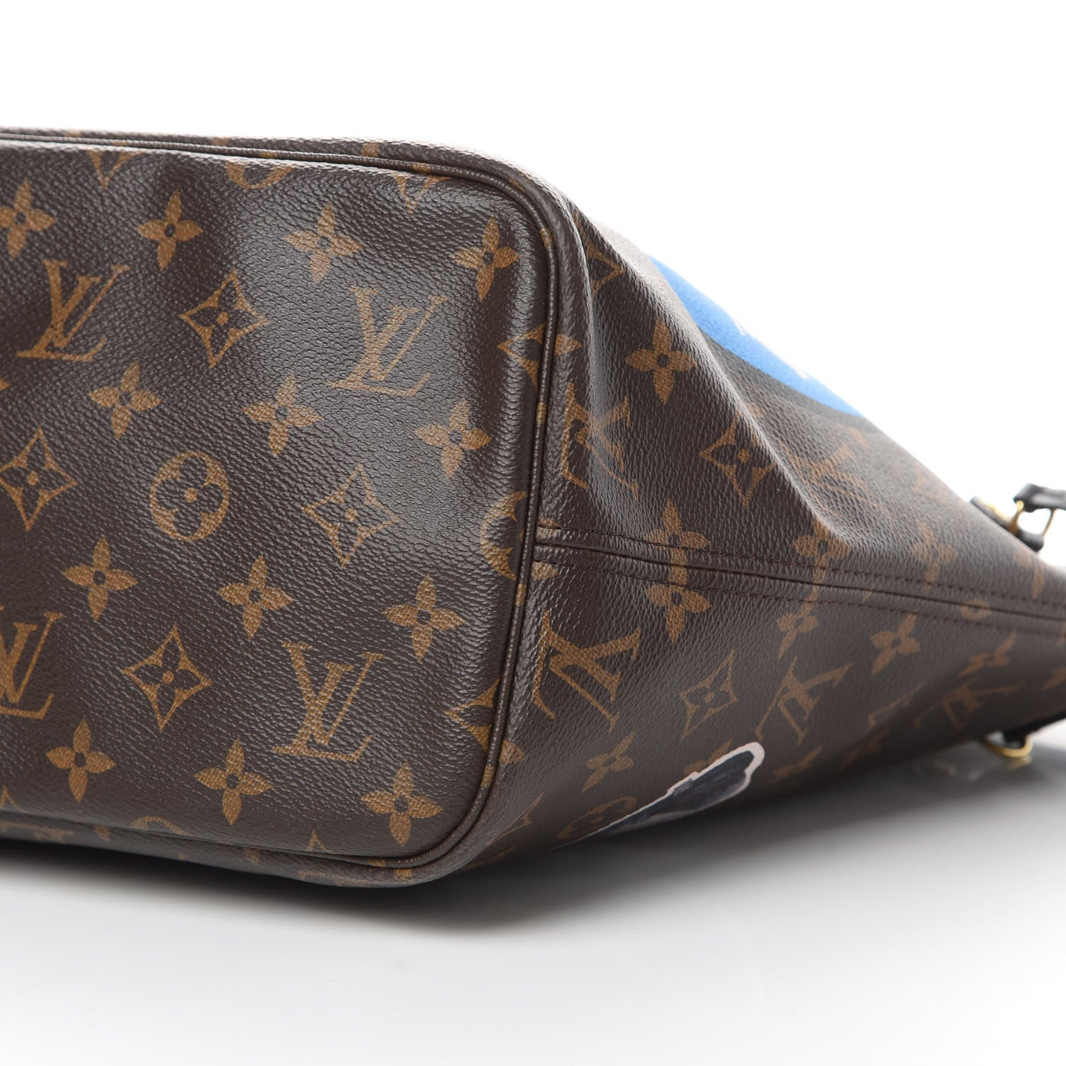 Louis Vuitton Monogram World Tour Neverfull MM 11 of 17
