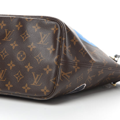 Louis Vuitton Monogram World Tour Neverfull MM 11 of 17