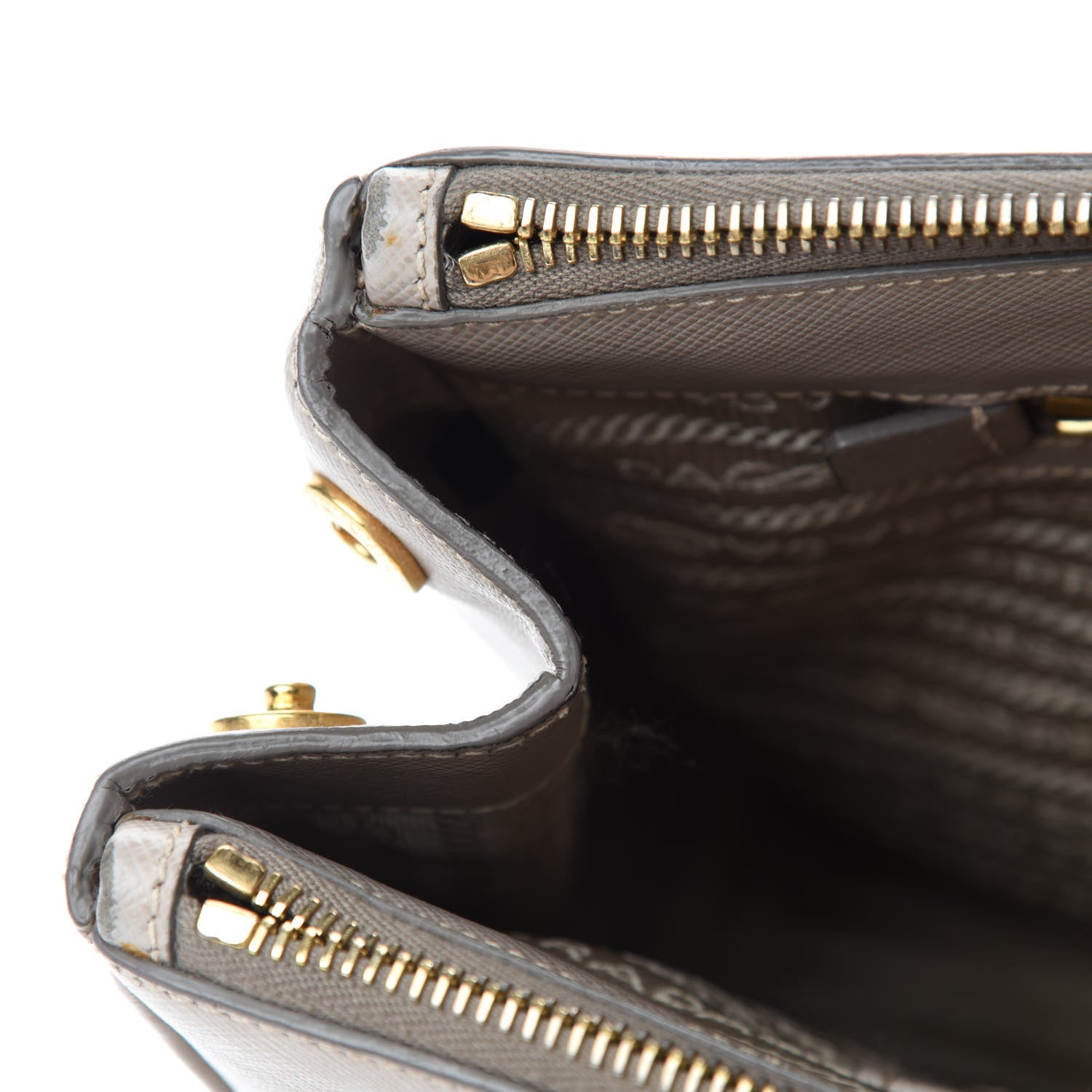 Prada Saffiano Large Galleria Double Zip Tote Pomice 13 of 24