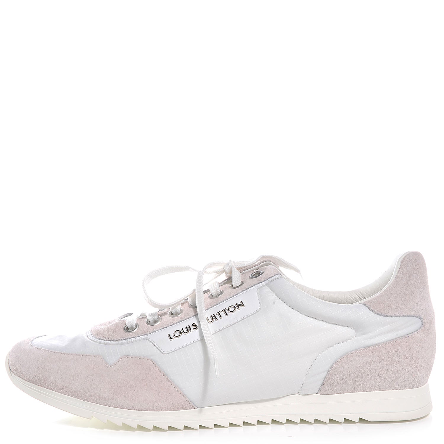 Louis Vuitton Suede Racing Sneakers 11 White 1 of 5