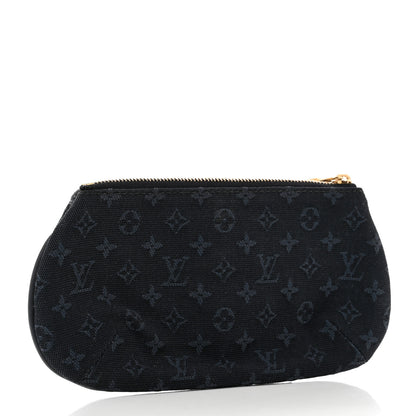 Louis Vuitton Mini Monogram Anne Sophie Pochette Clutch Bleu 3 of 6