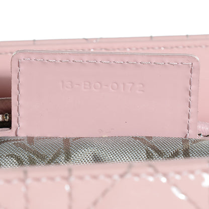Christian Dior Patent Cannage Large Lady Dior Light Pink 7 of 9