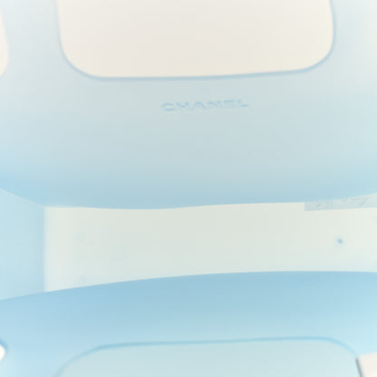 Chanel Jelly Rubber Tote Blue 5 of 10