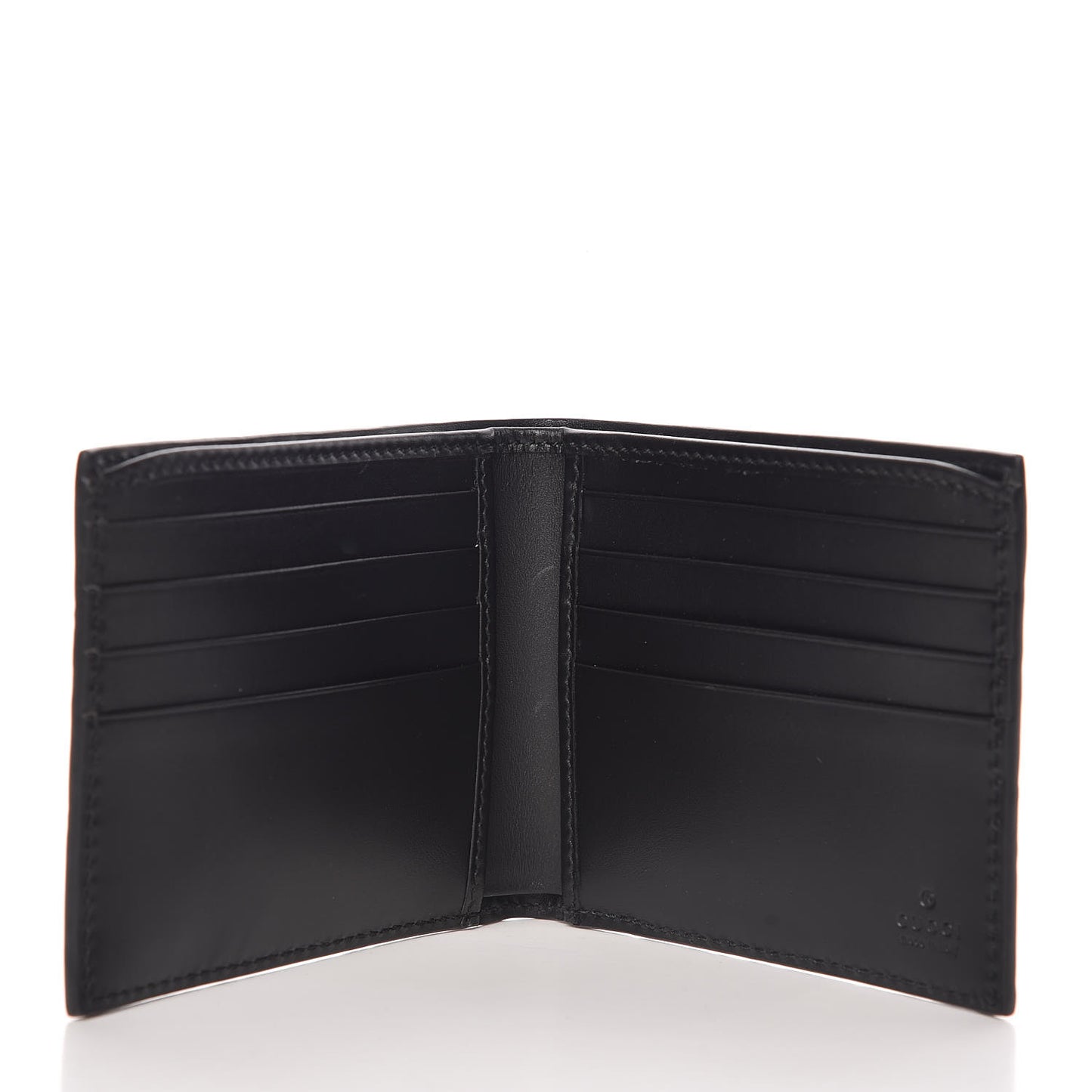 Guccissima Signature Dorian Bi-Fold Wallet Black