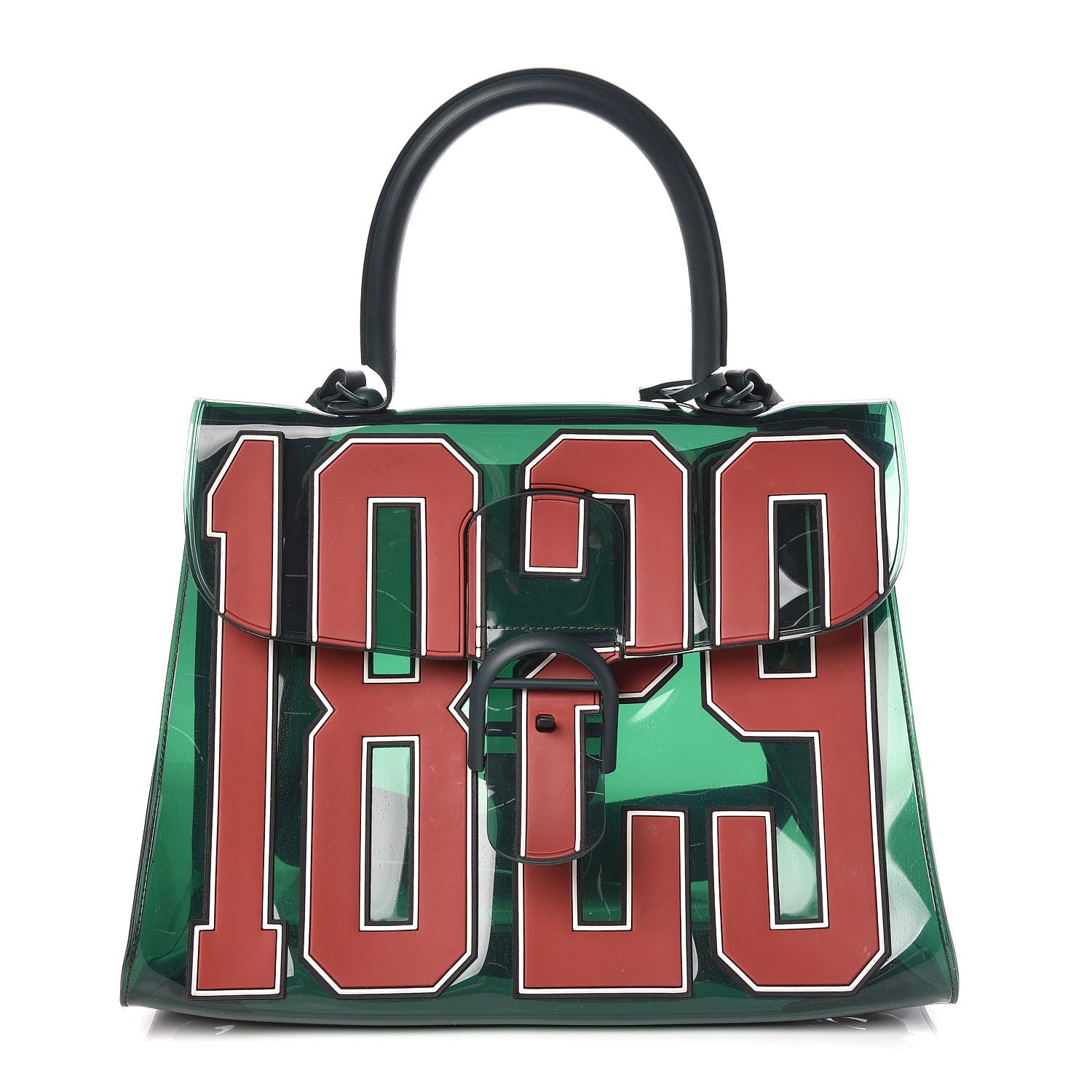 Delvaux PVC The Hero 1829 Brillant Satchel Vert 1 of 8