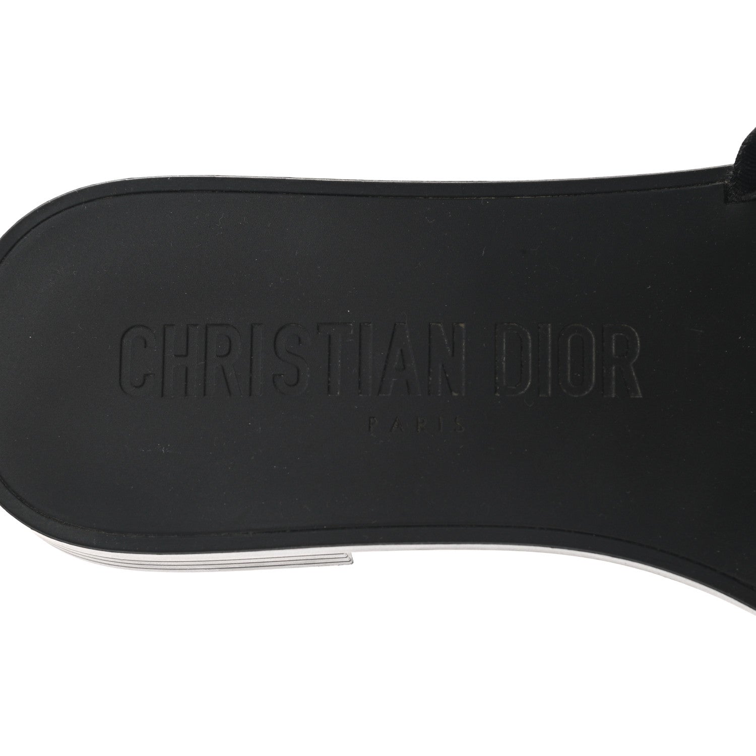 Christian Dior Technical Stretch Fabric Camouflage Dio(r)evolution Slide Sandals 37 Black Military 7 of 8