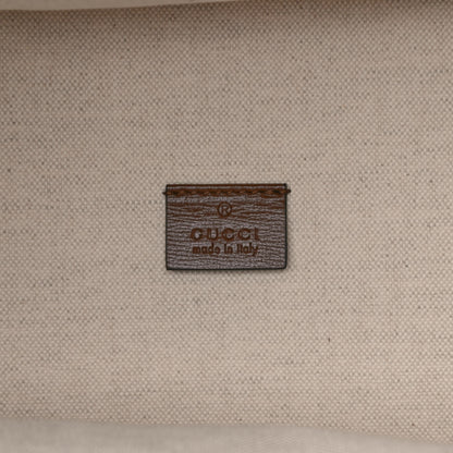 Gucci GG Supreme Monogram Fake/Not Large Retro Interlocking G Tote Bag Beige Brown Sugar 7 of 10