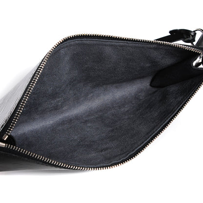 Louis Vuitton Epi Pochette Accessories 24 Black 5 of 7