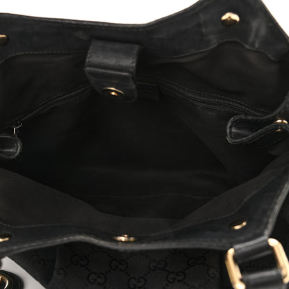 Gucci Monogram Medium Sukey Tote Black 4 of 14