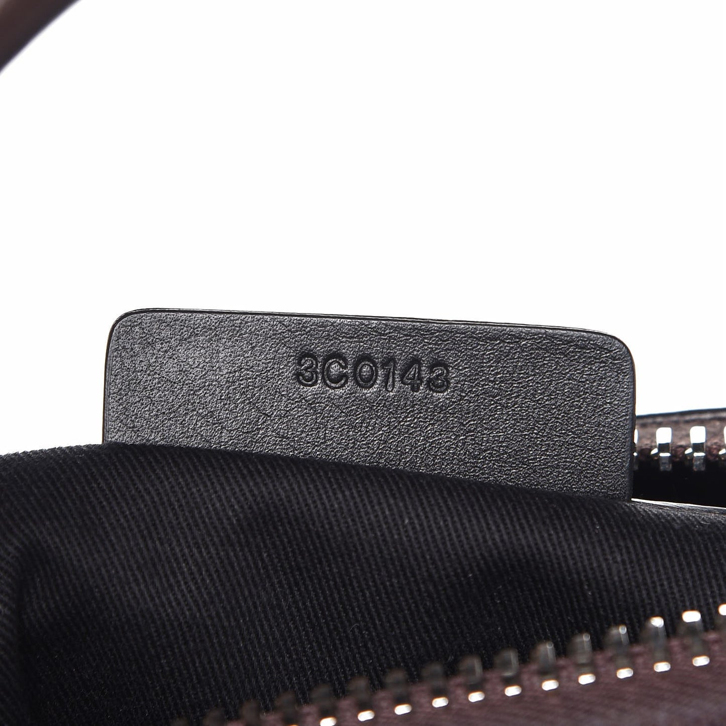 Shiny Lord Calfskin Medium Antigona Dark Brown