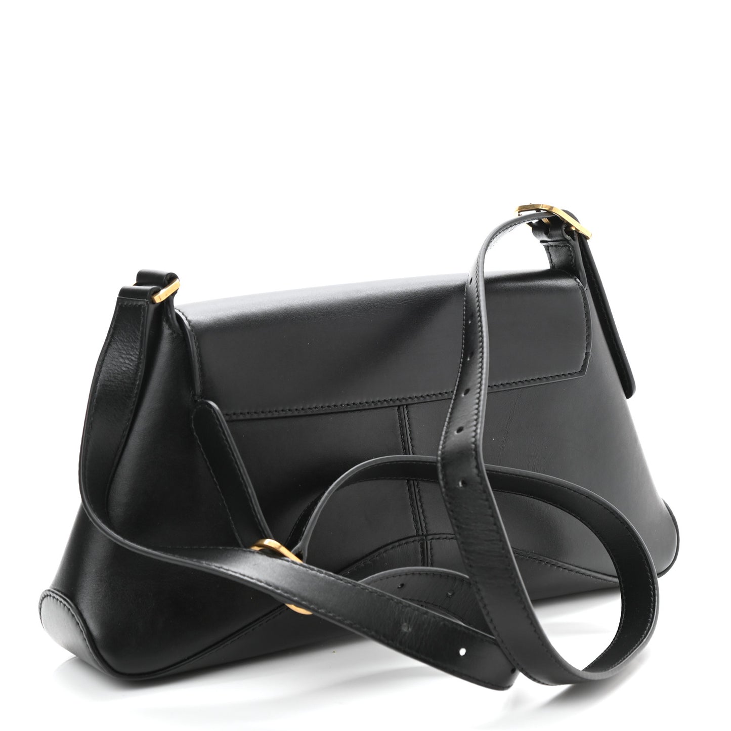 Box Calfskin Medium XX Flap Bag Black