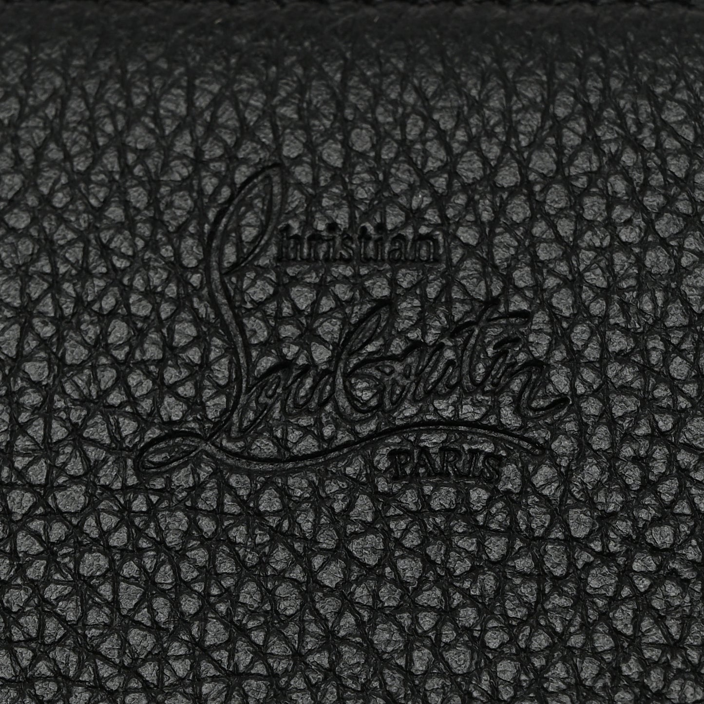 Calfskin Loubinthesky Panettone Coin Purse Black Multicolor