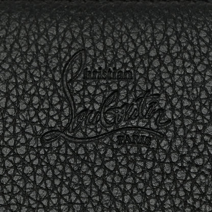 Christian Louboutin Calfskin Loubinthesky Panettone Coin Purse Black Multicolor 6 of 9