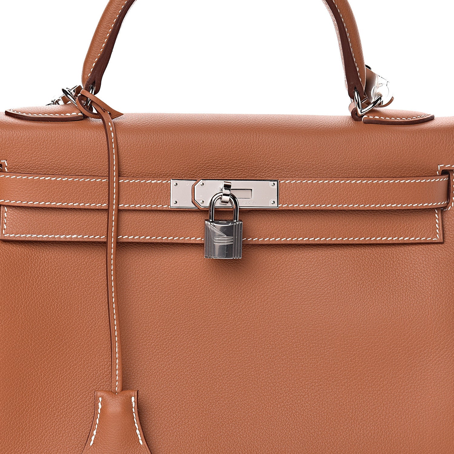 Hermes Evercolor Verso Kelly Retourne 32 Gold Rose Azalee 12 of 41