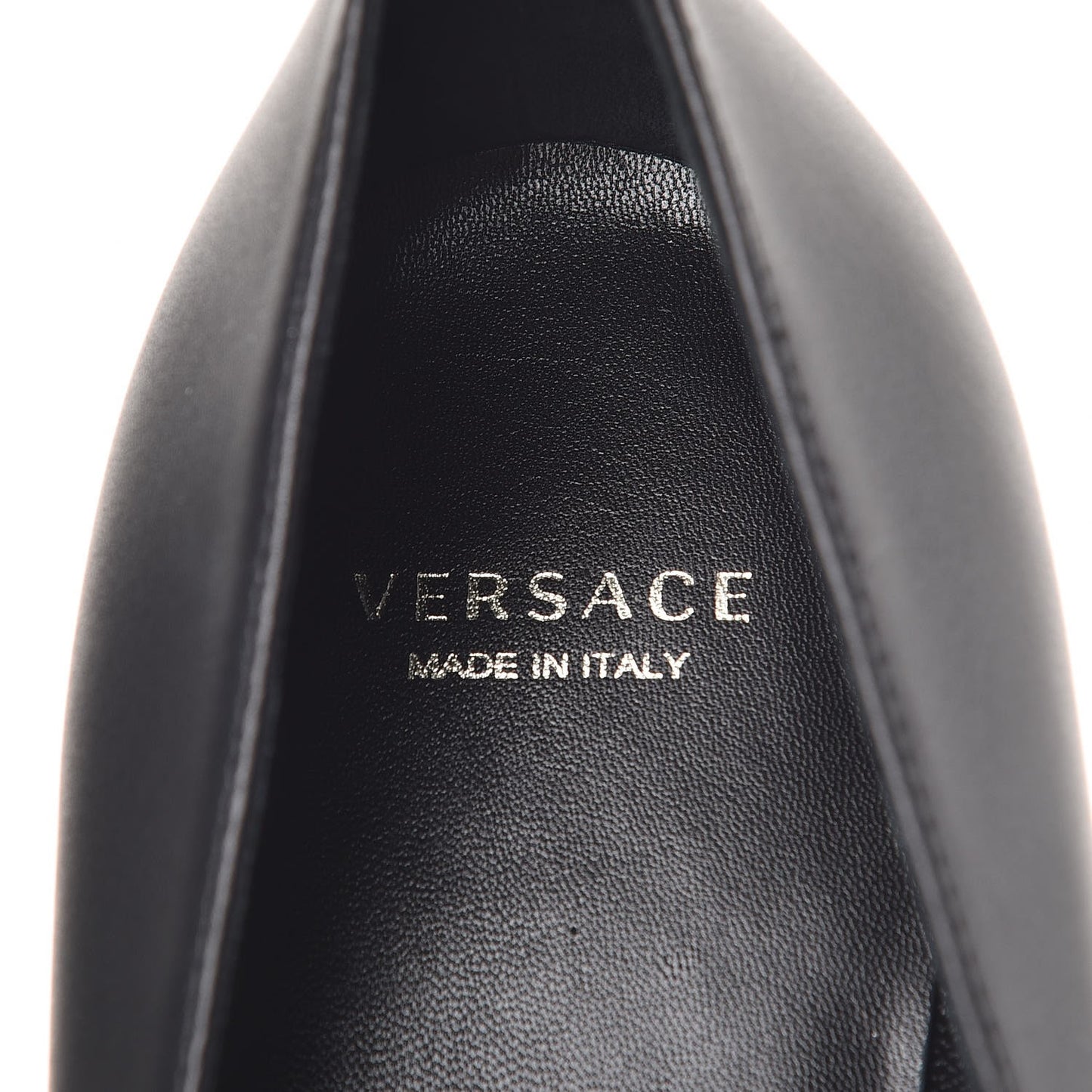 Calfskin Palazzo Ballerina Flats 39.5 Black