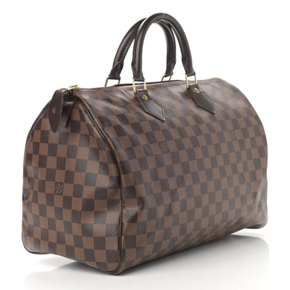 Louis Vuitton Damier Ebene Speedy 35 3 of 10