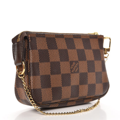 Louis Vuitton Damier Ebene Mini Pochette Accessories 3 of 8