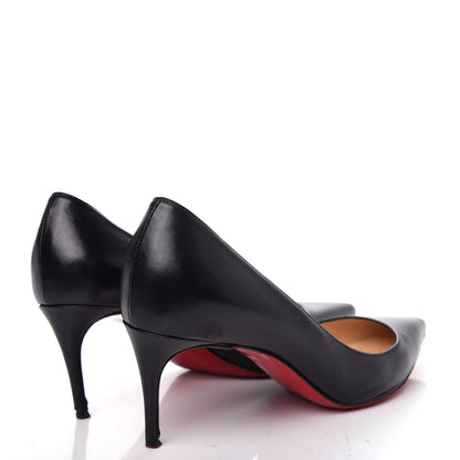 Christian Louboutin Shiny Nappa Decollete 554 70 Pumps 39.5 Black 3 of 8
