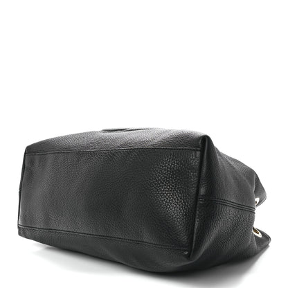 Gucci Pebbled Calfskin Medium Soho Chain Shoulder Bag Black 10 of 12