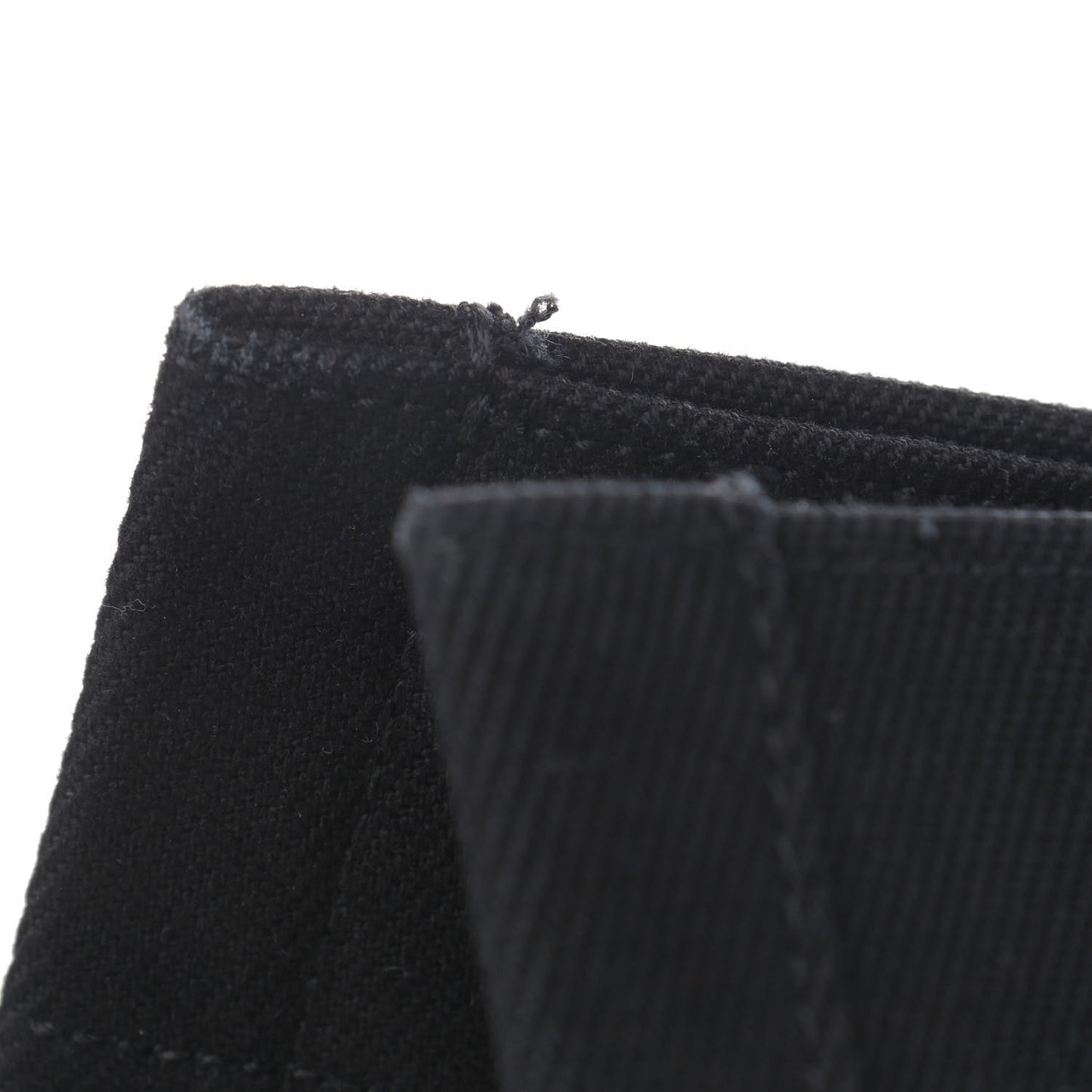 Linen Calfskin Rive Gauche Tote Black
