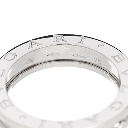 Bulgari 18K White Gold B.Zero1 One-Band Ring 54 7 4 of 5