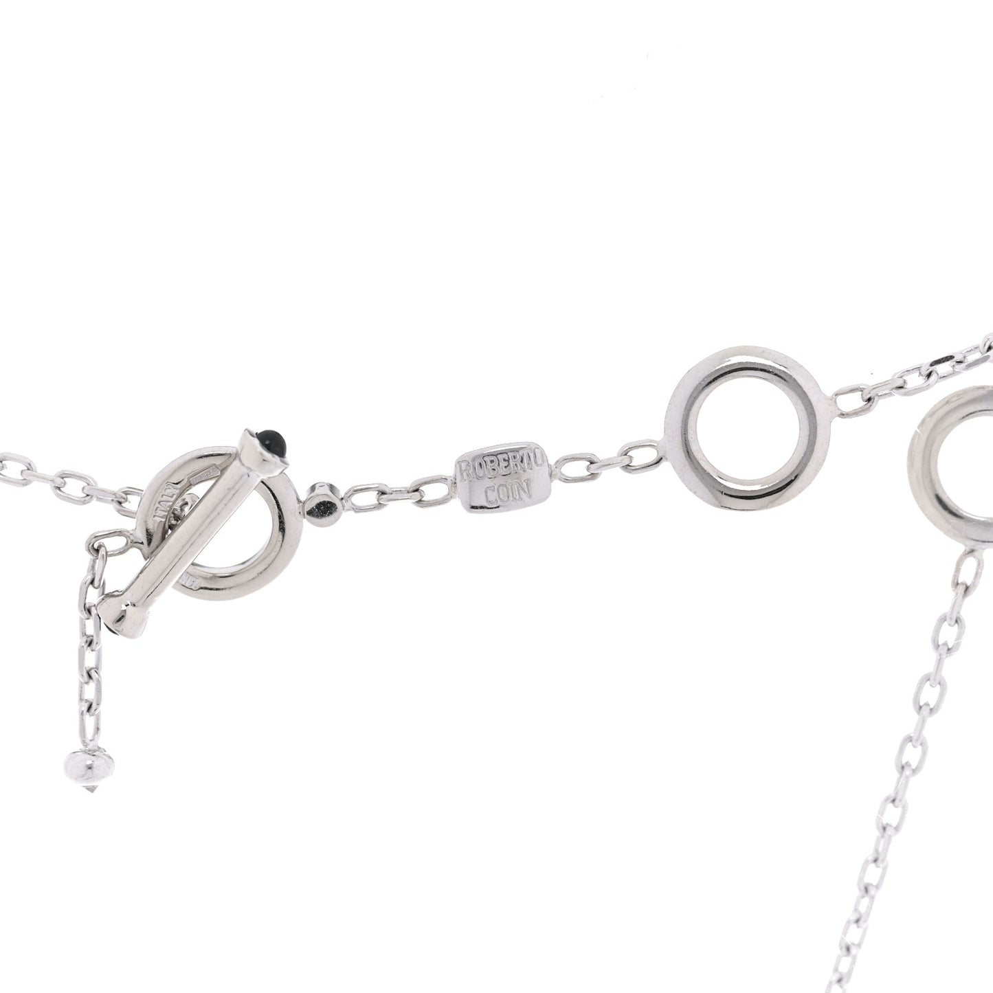 18K Yellow White Gold Brown Diamond Circle Pendant Necklace